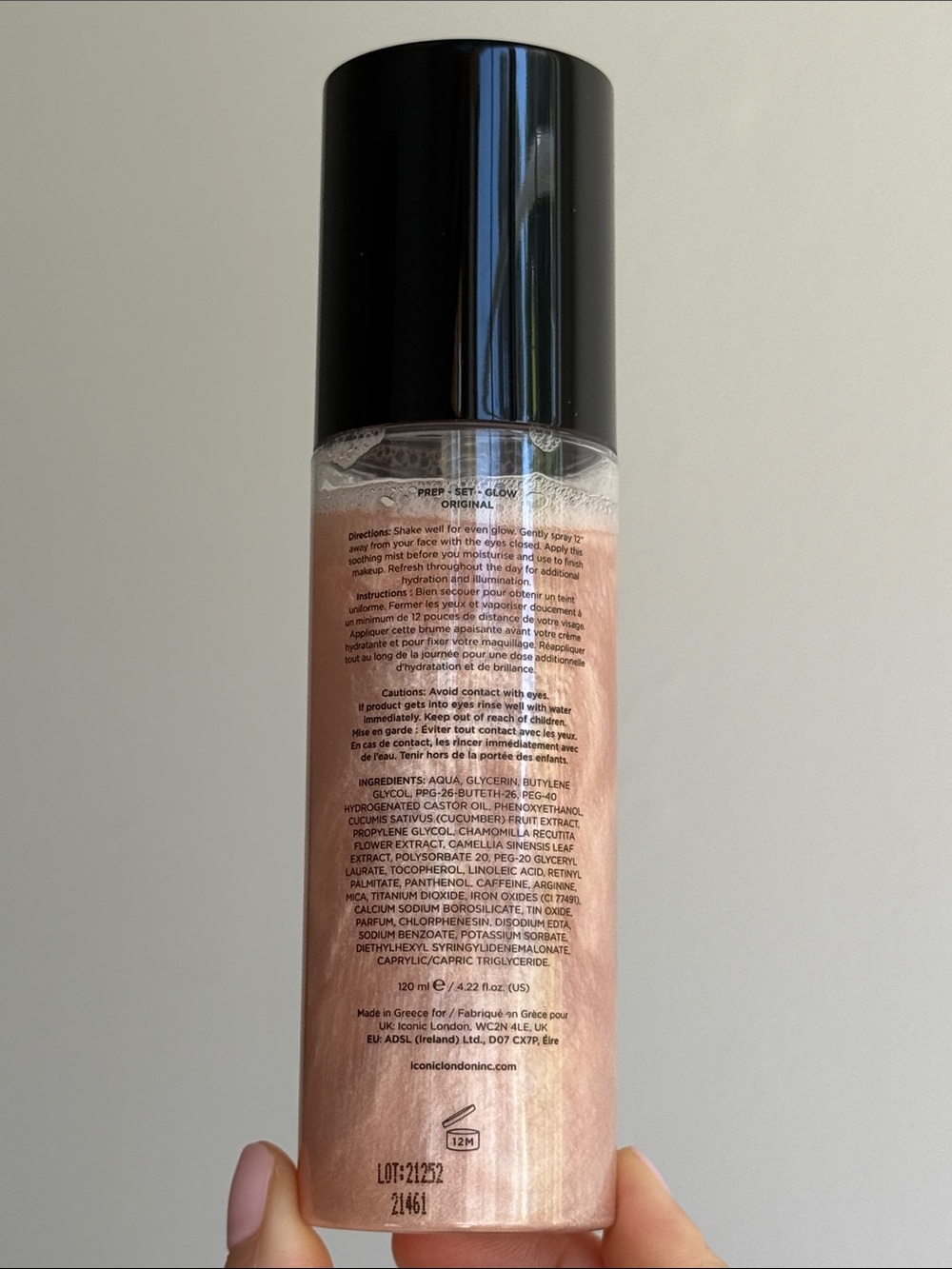 Iconic London Prep-Set-Glow Setting Spray - Picture 2 of 2